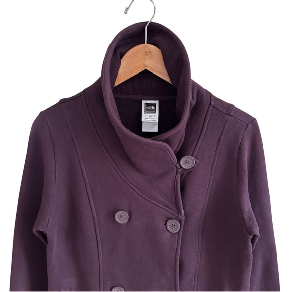 The North Face Women's Angelique Plum Pea Coat Size M - Picture 4 of 12